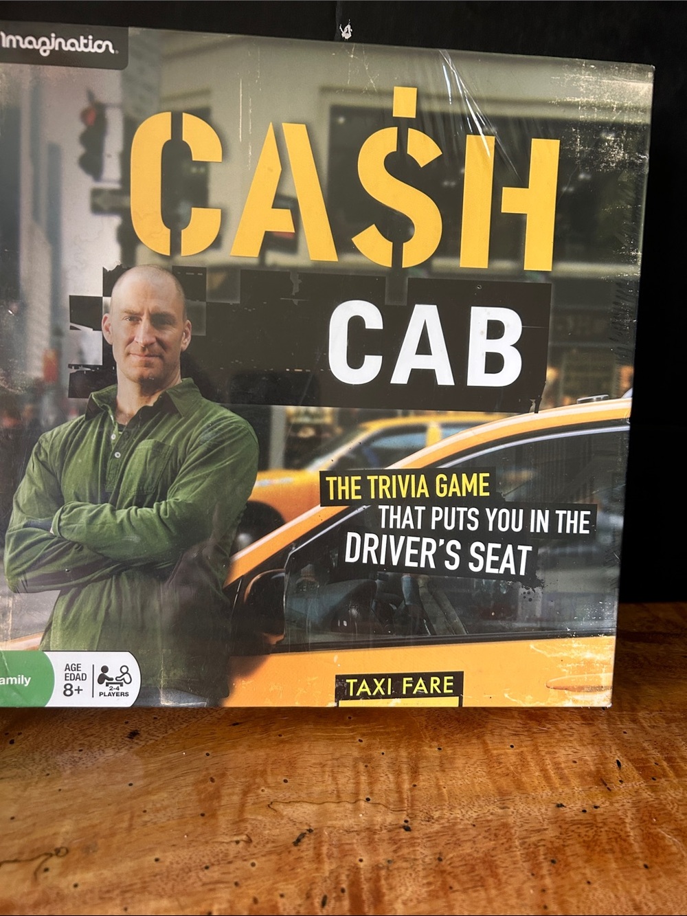 NEW Cash Cab Trivia Game - Yellow/Black